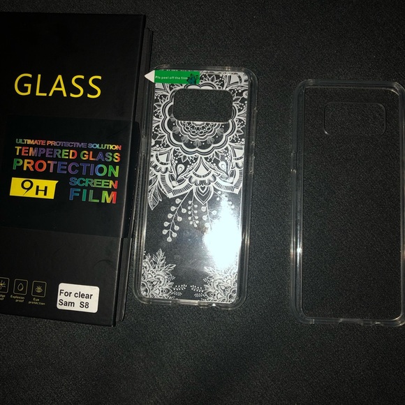 Accessories - Case and screen protector (Samsung S8)